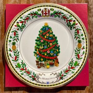 2013 Jamaica Lenox Christmas Trees Around The World Collectible Decorative Plate